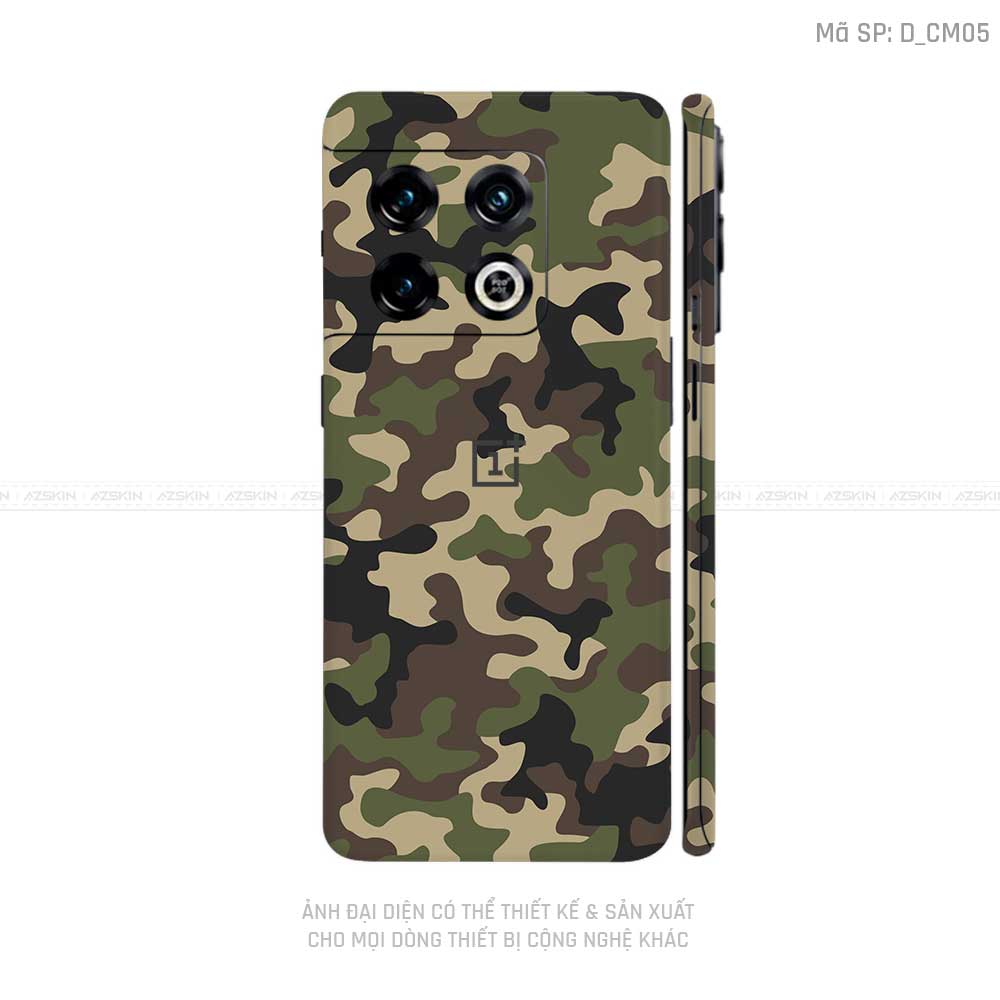 Dán Skin Oneplus 10 Series Hình Camo | D_CM05