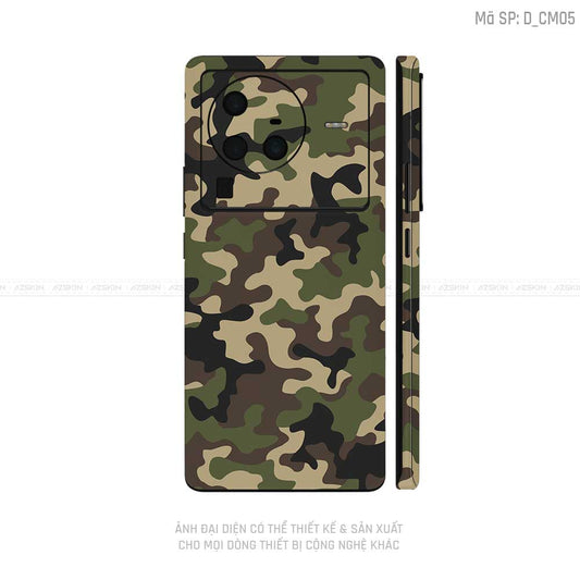 Dán Skin Vivo X Series Hình Camo | D_CM05