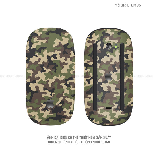 Skin Dán Chuột Apple Magic Mouse Hình Camo | D_CM05
