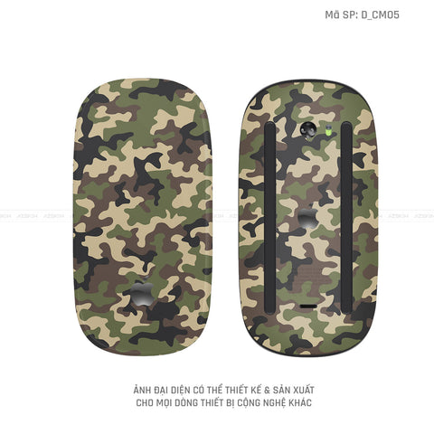 Skin Dán Chuột Apple Magic Mouse Hình Camo | D_CM05