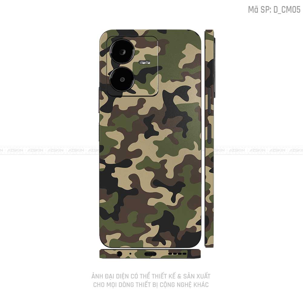Dán Skin Vivo Y Series Hình Camo | D_CM05