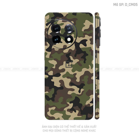 Dán Skin Oneplus 11 Series Hình CAMO  | D_CM05