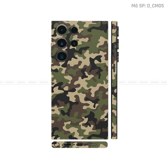 Dán Skin Galaxy S23 Series Hình Camo | D_CM05