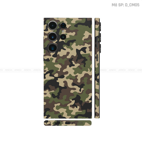 Dán Skin Galaxy S23 Series Hình Camo | D_CM05
