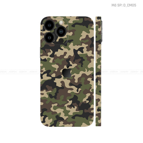 Dán Skin IPhone 12 Series Hình Camo | D_CM05