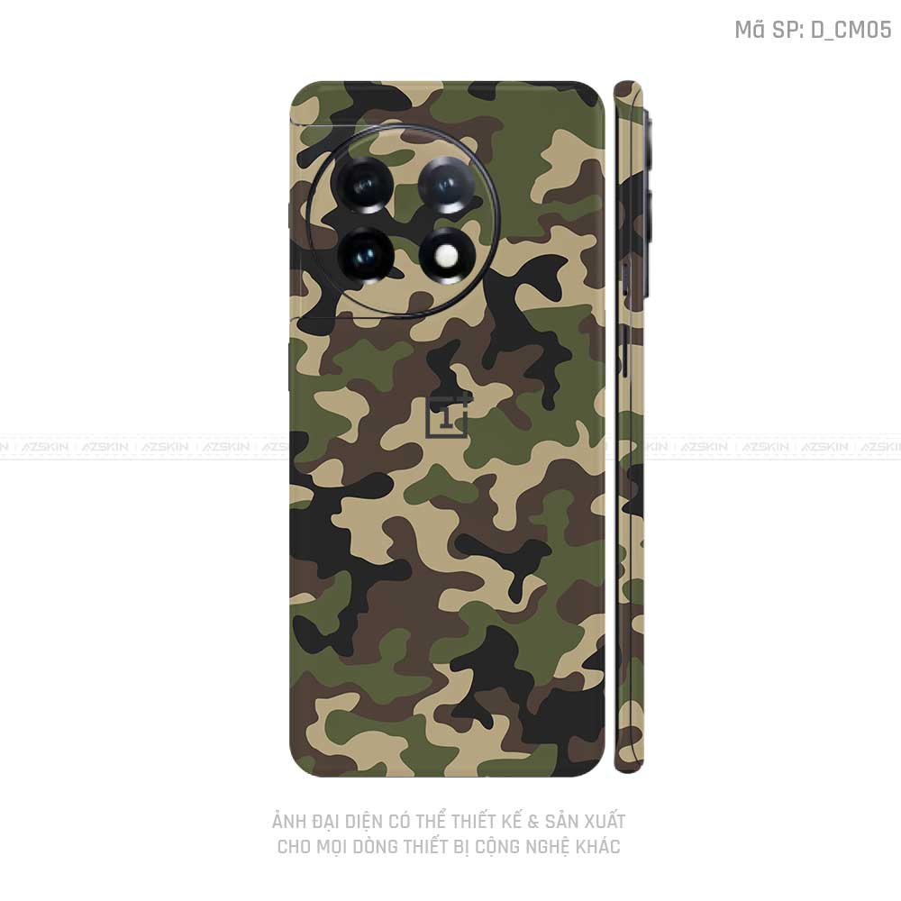 Dán Skin Oneplus 12 Series Hình Camo | D_CM05