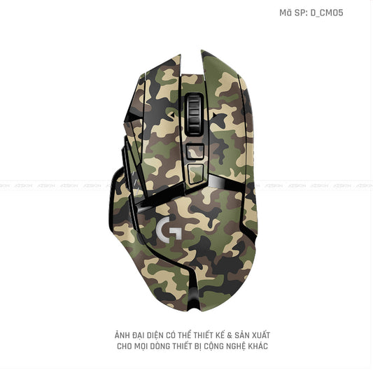 Skin Dán Chuột Logitech Hình Camo | D_CM05