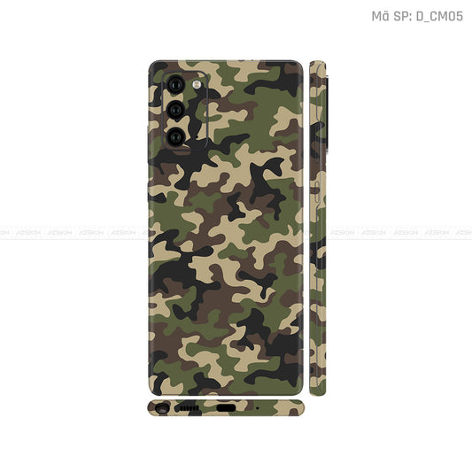 Dán Skin Galaxy Note 20 Series Hình Camo | D_CM05