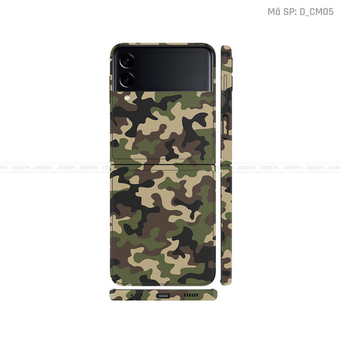 Dán Skin Galaxy Zflip3 Hình Camo | D_CM05