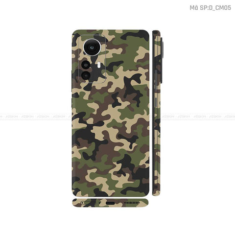 Dán Skin Xiaomi 12 Series Hình Camo | D_CM05