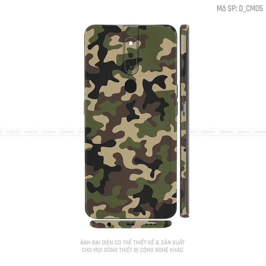 Miếng Dán Skin Điện Thoại OPPO F Series Hình Camo | D_CM05