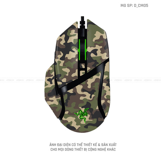 Skin Dán Chuột Razer Hình Camo | D_CM05
