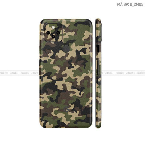 Dán Skin Google Pixel 5 Hình Camo | D_CM05