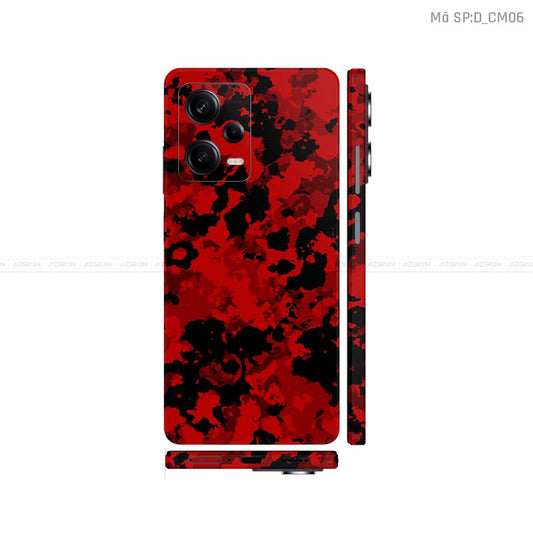 Dán Skin Xiaomi Redmi Note 12 Series Hình Camo | D_CM06