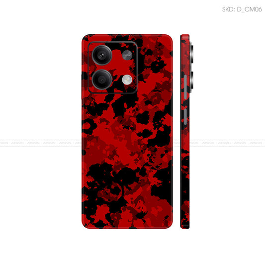 Dán Skin Điện Thoại Xiaomi Redmi 13 Series Hình Camo | D_CM06