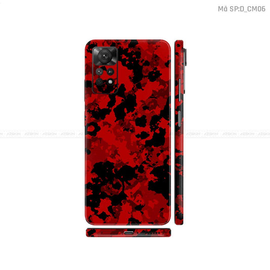 Dán Skin Xiaomi Redmi Note 11 Series Hình Camo | D_CM06