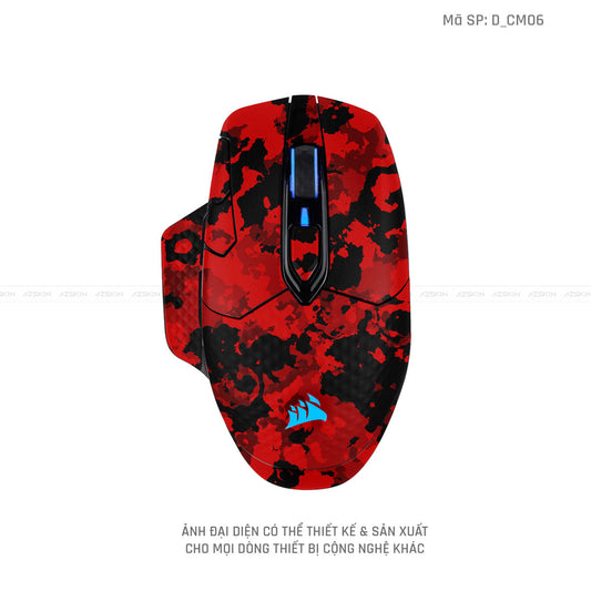 Skin Dán Chuột Corsair Hình Camo | D_CM06