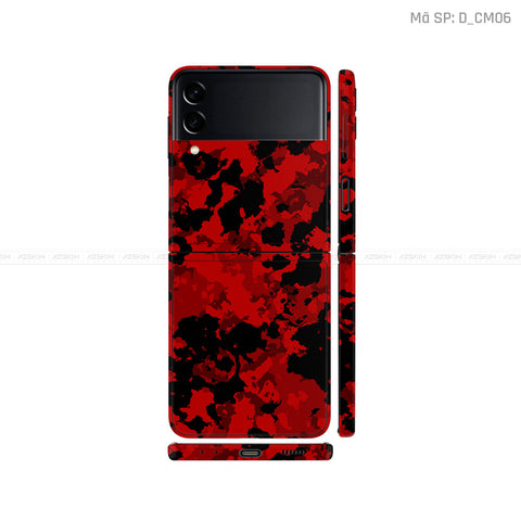 Dán Skin Galaxy Zflip3 Hình Camo | D_CM06