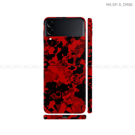Dán Skin Galaxy Zflip4 Hình Camo | D_CM06