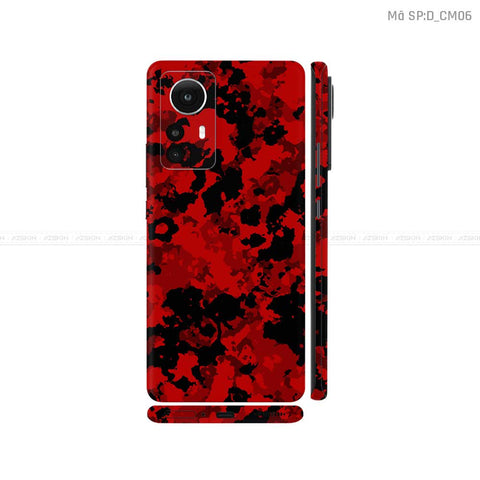 Dán Skin Xiaomi 12 Series Hình Camo | D_CM06