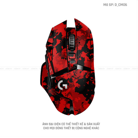 Skin Dán Chuột Logitech Hình Camo | D_CM06