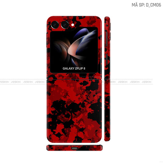 Dán Skin Galaxy Z Flip 7 Hình Camo | D_CM06