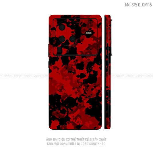 Dán Skin Vivo X Series Hình Camo | D_CM06