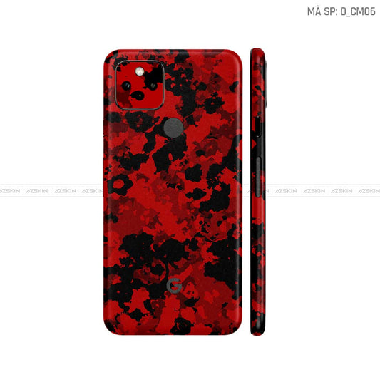 Dán Skin Google Pixel 5 Hình Camo | D_CM06