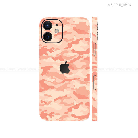 Dán Skin IPhone 12 Series Hình Camo | D_CM07