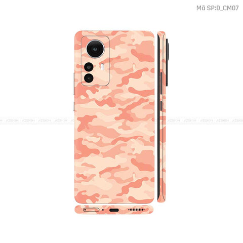 Dán Skin Xiaomi 12 Series Hình Camo | D_CM07