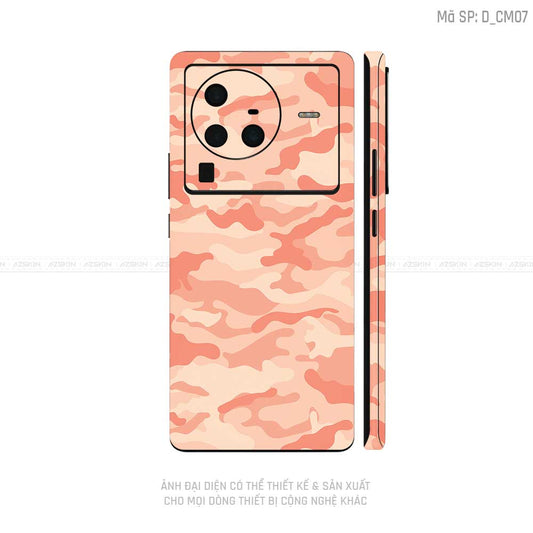 Dán Skin Vivo X Series Hình Camo | D_CM07