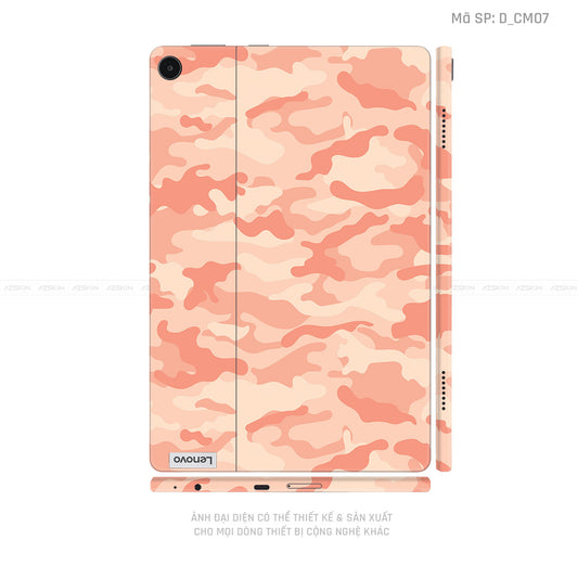Dán Skin Máy Tính Bảng Lenovo Pad Series Hình Camo | D_CM07