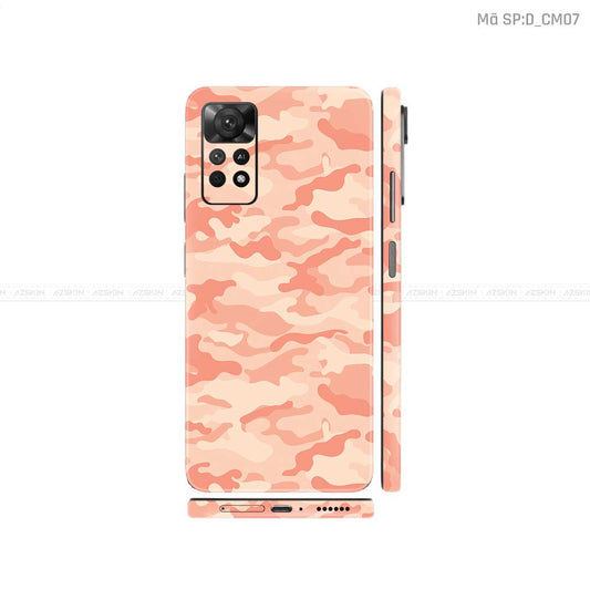 Dán Skin Xiaomi Redmi Note 11 Series Hình Camo | D_CM07