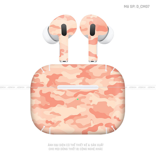 Dán Skin Tai Nghe Airpod 3 Hình Camo | D_CM07