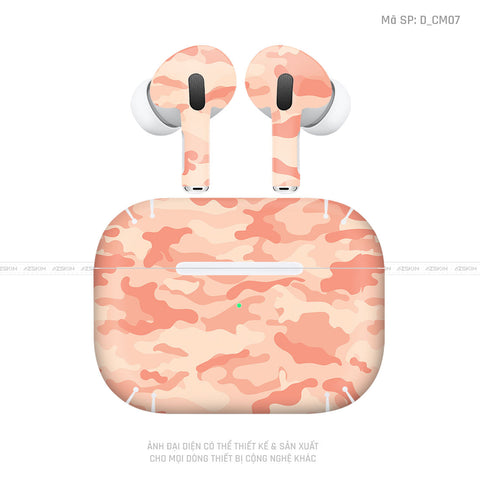 Dán Skin Tai Nghe Airpod 3 Hình Camo | D_CM07