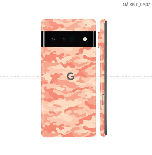 Dán Skin Google Pixel 6 Series Hình Camo | D_CM07