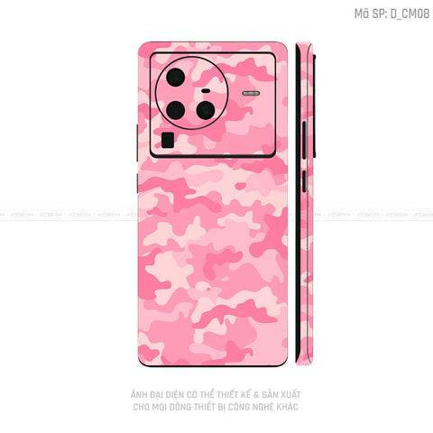 Dán Skin Vivo X Series Hình Camo | D_CM08