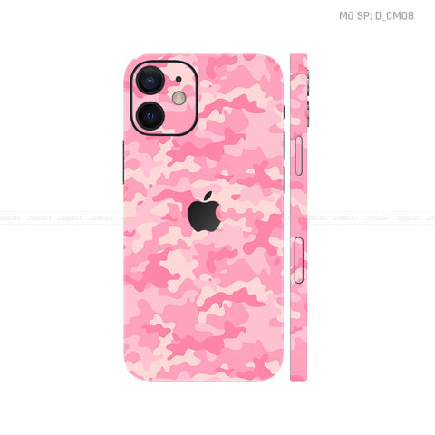 Dán Skin IPhone 12 Series Hình Camo | D_CM08