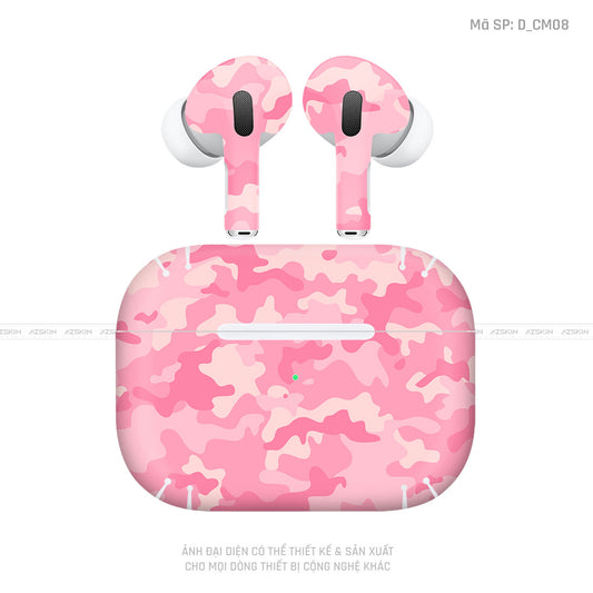 Dán Skin Tai Nghe Airpod 3 Hình Camo | D_CM08