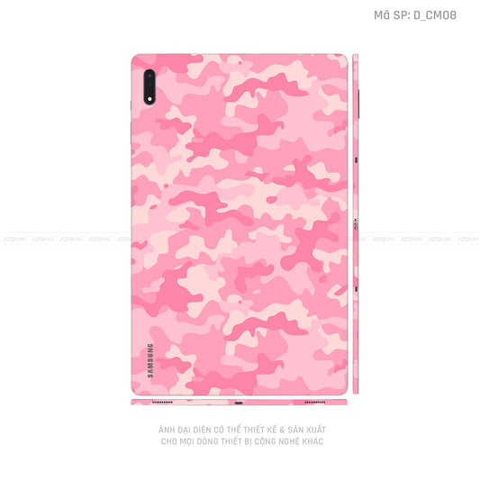 Dán Skin Galaxy Tab S8 Series Hình Camo | D_CM08