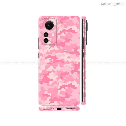 Dán Skin Xiaomi 12 Series Hình Camo | D_CM08