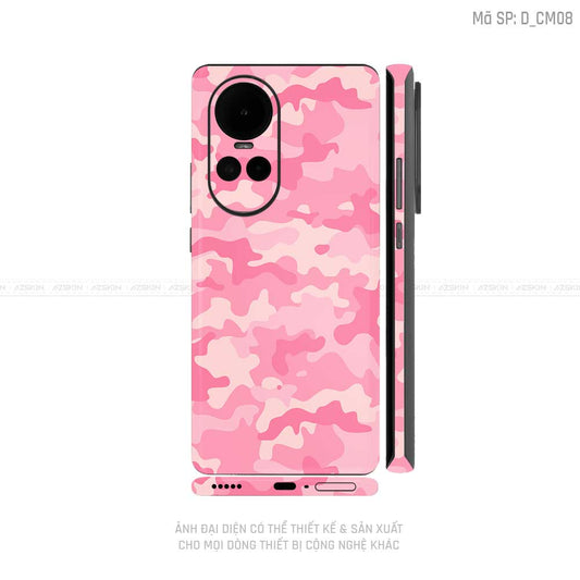 Dán Skin Điện Thoại OPPO Reno Series Hình Camo | D_CM08