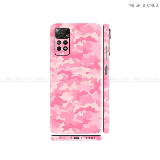 Dán Skin Xiaomi Redmi Note 11 Series Hình Camo | D_CM08