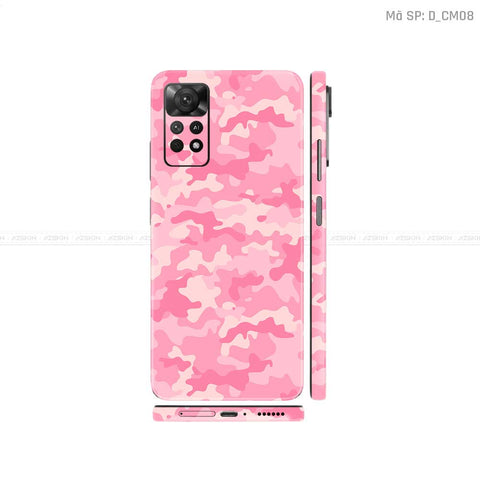 Dán Skin Xiaomi Redmi Note 11 Series Hình Camo | D_CM08