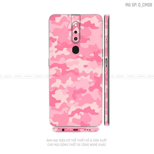 Miếng Dán Skin Điện Thoại OPPO F Series Hình Camo | D_CM08