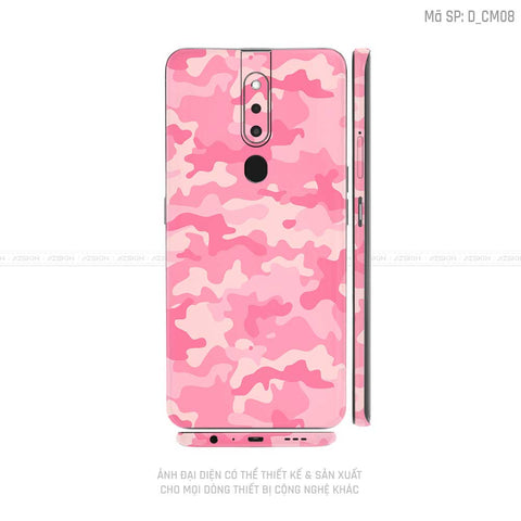 Miếng Dán Skin Điện Thoại OPPO F Series Hình Camo | D_CM08