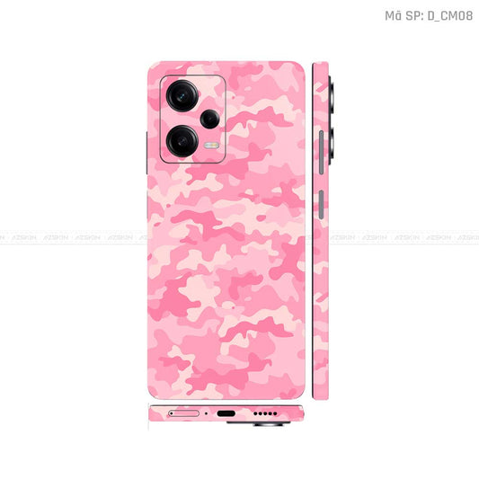Dán Skin Xiaomi Redmi Note 12 Series Hình Camo | D_CM08