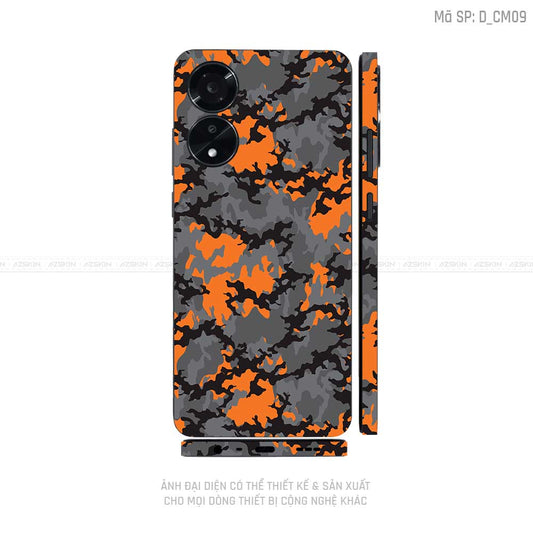 Miếng Dán Skin Điện Thoại OPPO A Series Hình Camo | D_CM09