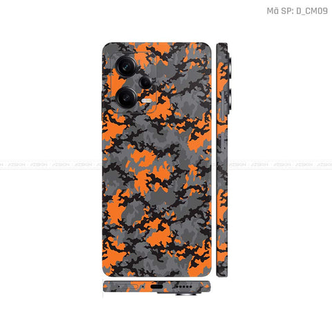 Dán Skin Xiaomi Redmi Note 12 Series Hình Camo | D_CM09