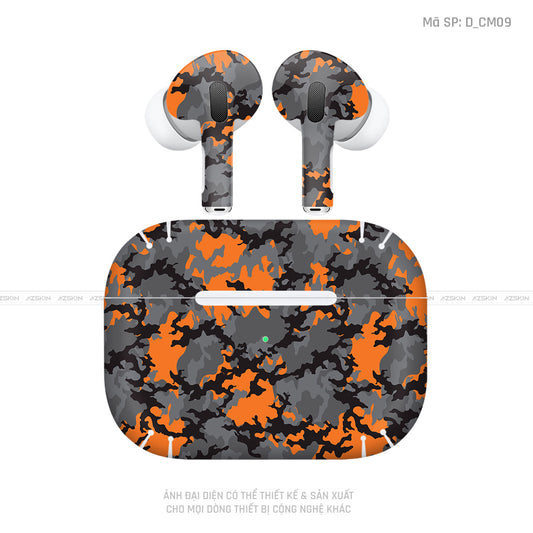 Dán Skin Tai Nghe Airpod 3 Hình Camo | D_CM09